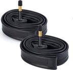 2 Pack 700C Bike Tubes 700 X 35/43C Av48 Schrader Valve With 3 Tire Levers Compatible With 700 X 35C 700 X 36C 700X37C 700 X 38C