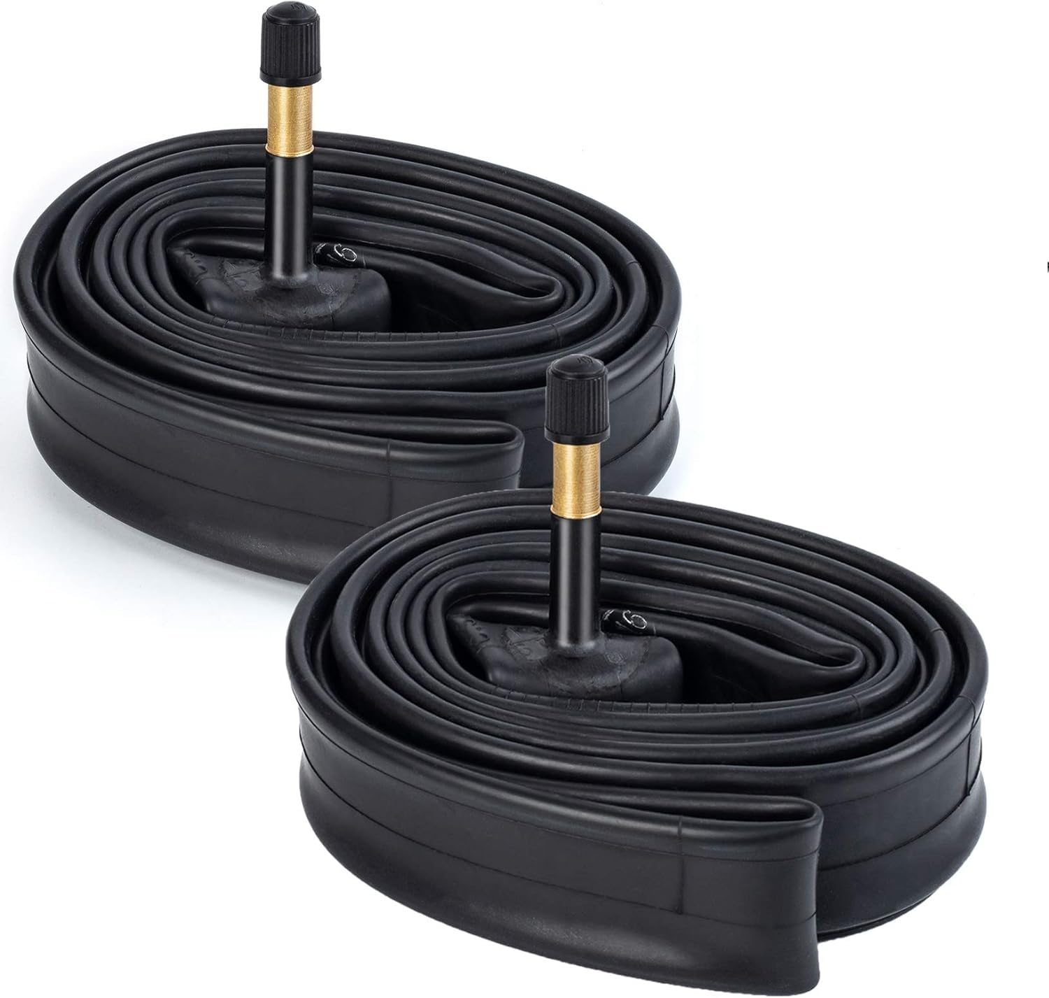 2 Pack 700C Bike Tubes 700 X 35/43C Av48 Schrader Valve With 3 Tire Levers Compatible With 700 X 35C 700 X 36C 700X37C 700 X 38C