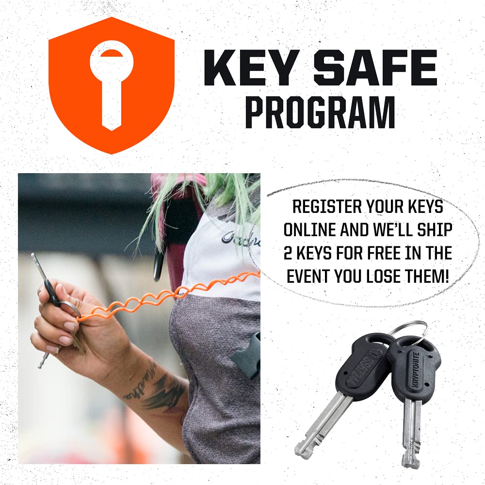 Kryptonite Keeper Standard Bike U-Lock, Heavy Duty Anti-Theft Bicycle U Lock Sold Secure Silver, 12Mm Shackle With Mounting Brac