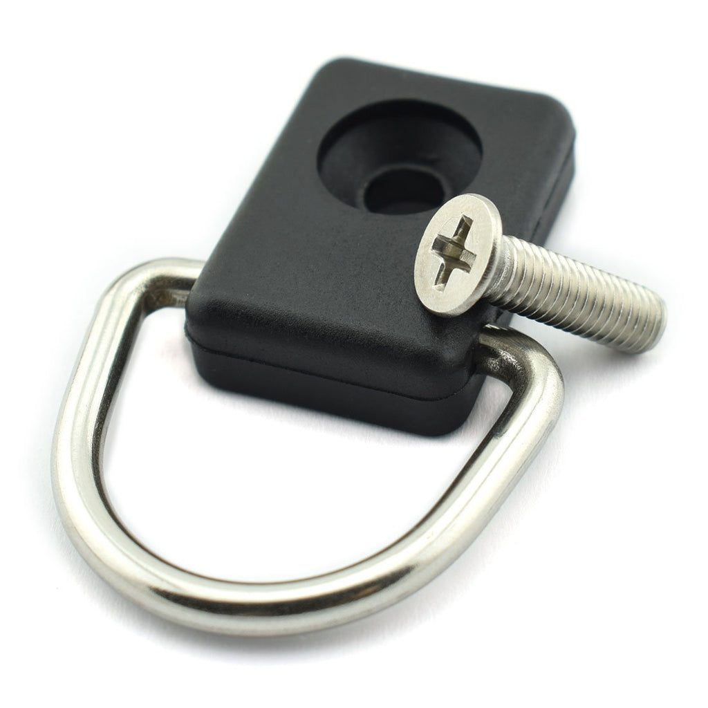 Hj Garden 12 Sets Kayak D Ring With Screw Kit Canoe Boat Fishing Rigging Sailing Camping Hardware Accessories Safety Deck Loop M