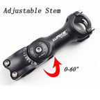 Wake Mtb Stem 31.8 110Mm 60 Degree Adjustable Bike Stem Mountain Bike Stem Short Handlebar Stem For Most Bicycle, Road Bike, Mtb