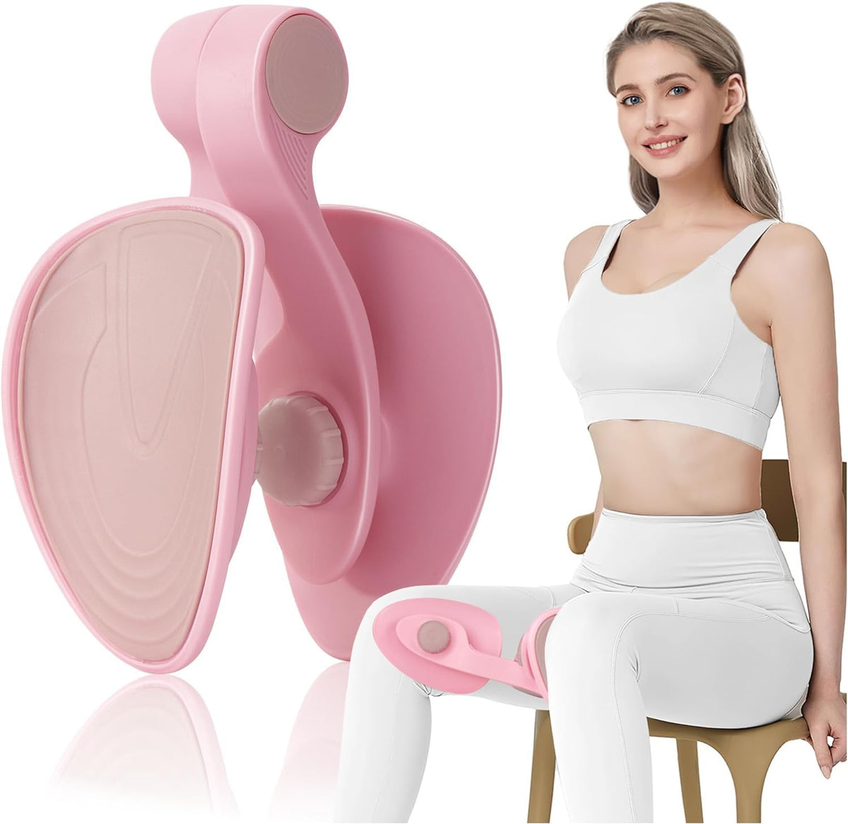 Drofail Hip Trainer Thigh Master Kegel Exercises Device for Women Men Arms Legs Buttocks Strength Training Clip Sculptor Machine