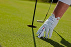 Nice Shot The Bird Golf Glove White Cabretta Leather Men'S Left Hand - Cadet Xlarge