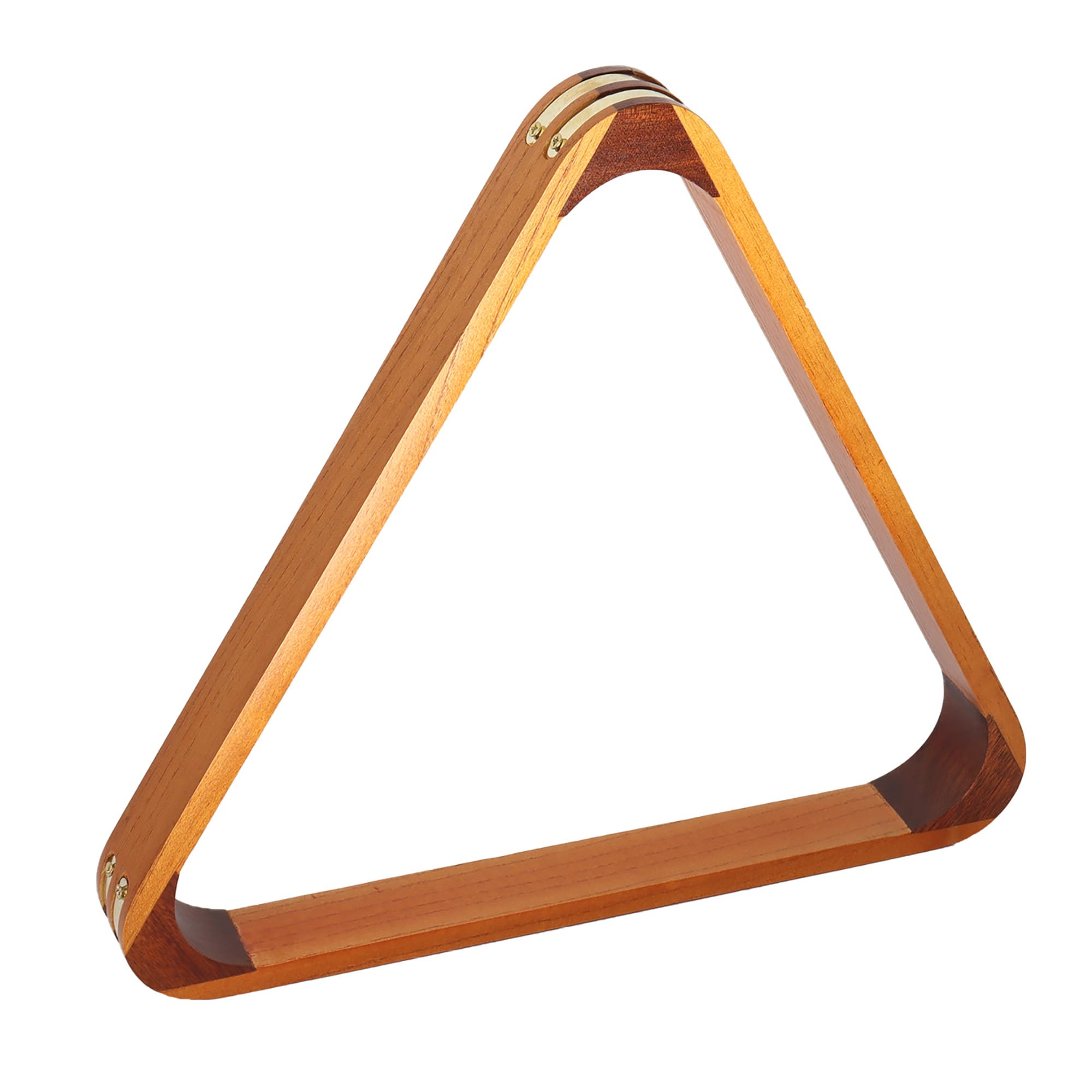 GSE Games & Sports Expert 2-Tone Solid Wood Billiard Triangle or Diamond Pool Ball Racks for 2-1/4 Pool Balls (Triangle Rack)