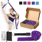 Leg Ballet Yoga Stretcher, Door Attachment, Get More Flexible, Flexibility & Stretching Leg Straps - Great For Cheer Dance Gymna