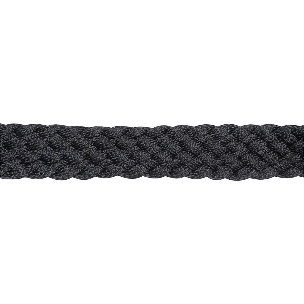 Cashel Flat Braid Halter And Leadrope, Black