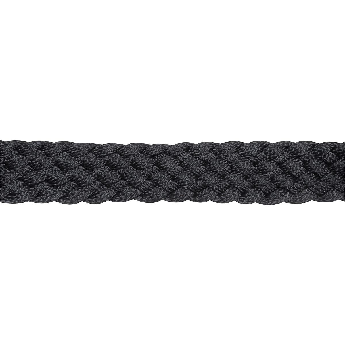 Cashel Flat Braid Halter And Leadrope, Black