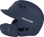 Rawlings | R16 Reversible Ext | Matte Batting Helmet | Reversible Face Guard | Senior | Matte Navy