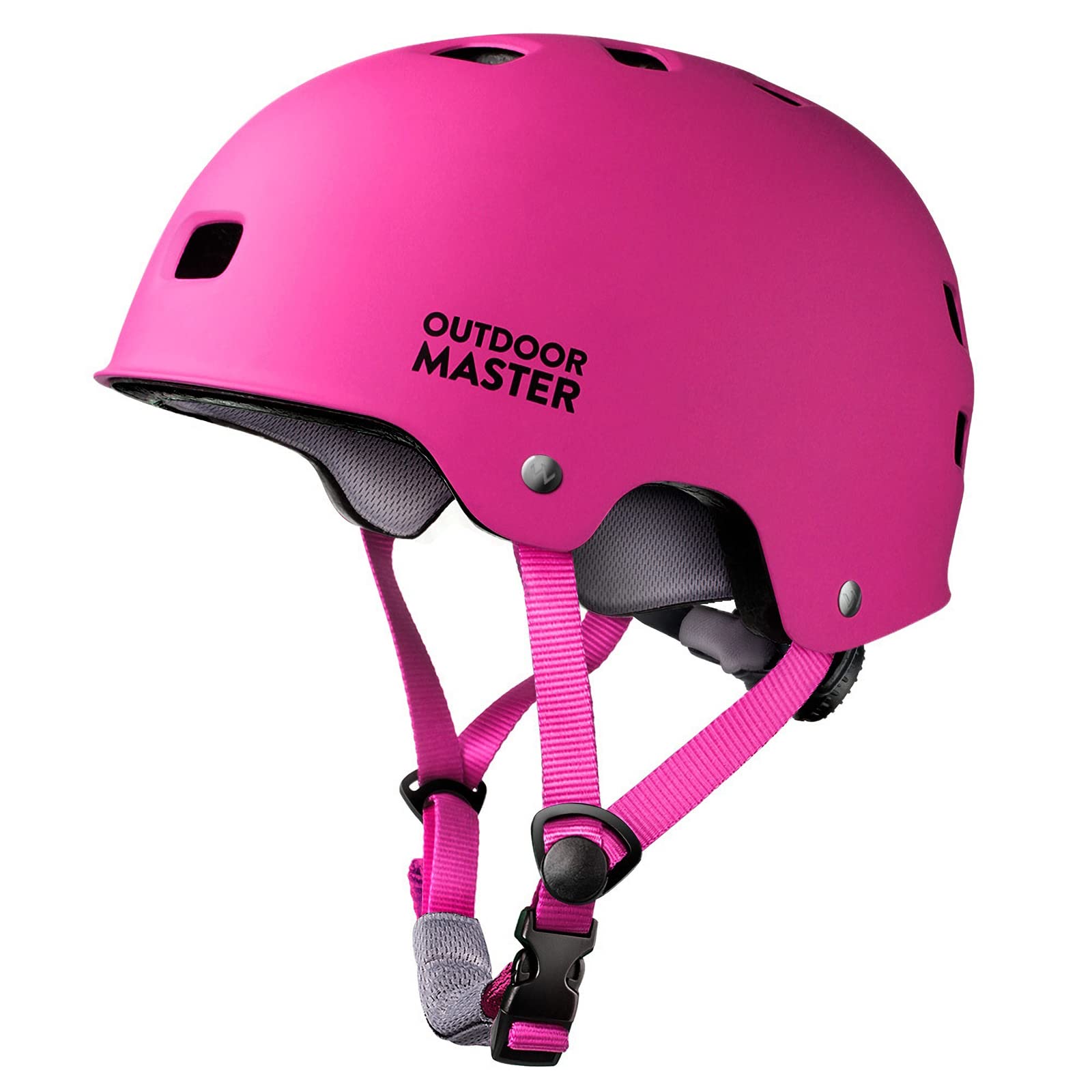 OutdoorMaster Skateboard Cycling Helmet - Two Removable Liners Ventilation Multi-Sport Scooter Roller Skate Inline Skating for K