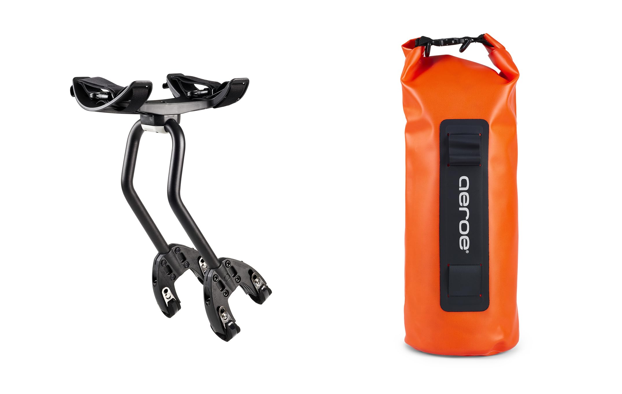 AEROE Spider Rear Rack + 8L Heavy Duty Dry Bag Combo | Bikepacking Rack System for MTB & eMTB Bikes | Secure, Stable Quick-Mount