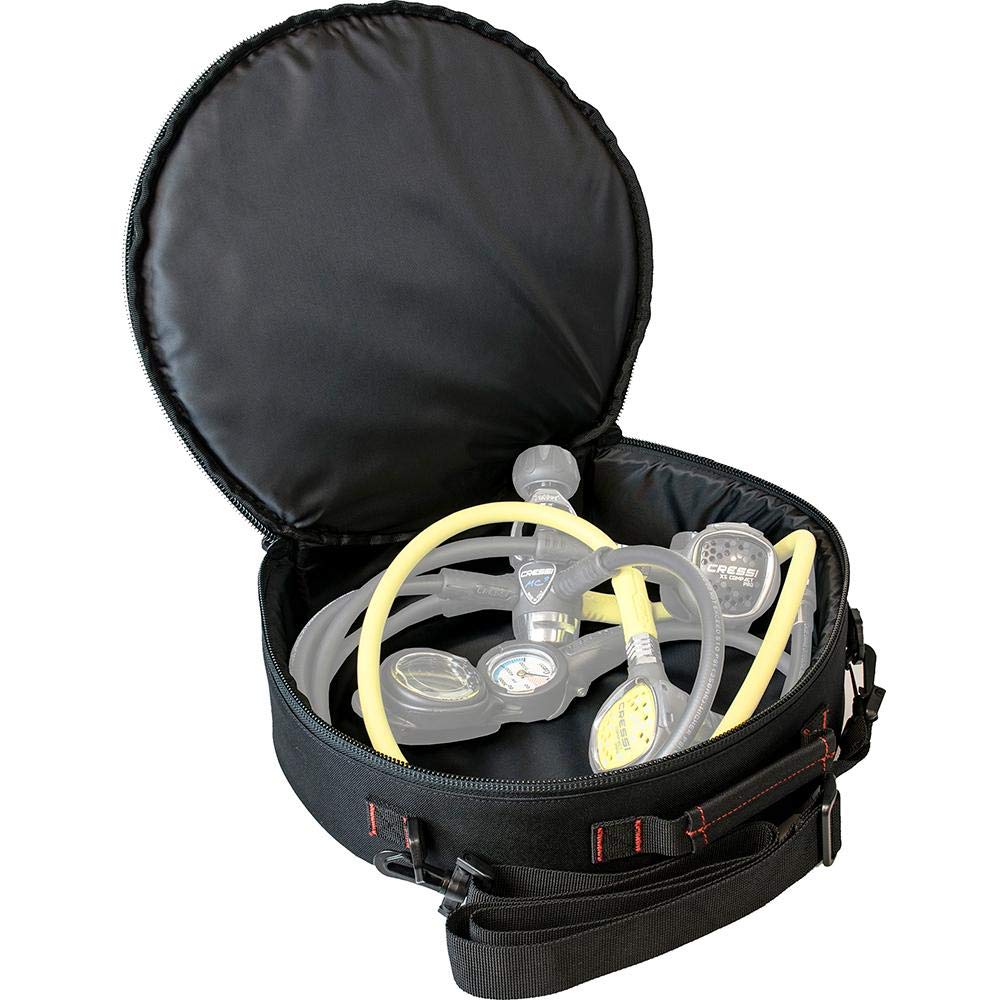 Cressi 360 Regulator Bag, Blackred