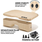 Backseat Bed For Truck - 60'' Backseat Air Mattress For Truck, Vans & Large Suv Bed Mattress - Back Seat Bed For Truck Includes
