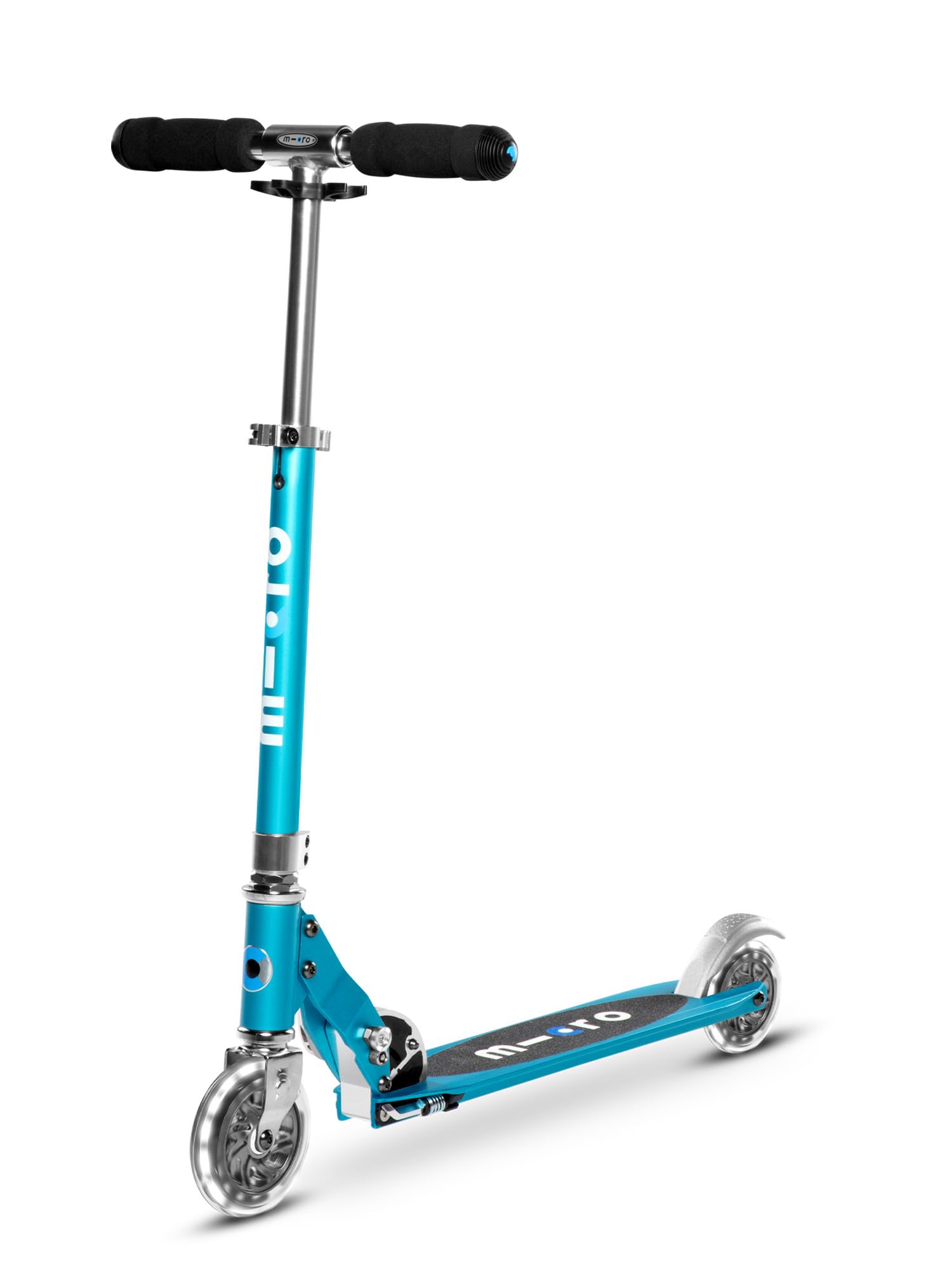 Micro Kickboard - Sprite LED, 2 Wheeled, Fold-to-Carry, Lightweight Swiss-Designed Micro Scooter with Light-Up Wheels for Childr