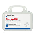 First Aid Only 6060 All-Purpose 10-Person Emergency First Aid Kit For Business, Worksite, Home, And Car, 57 Pieces
