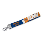 Rico Industries Nba Basketball New York Knicks Wrist Lanyard Key Chain, Cute Wristlet Strap Keychain Holder For Women Men Car Ke