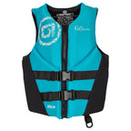 O'Brien Women'S Traditional Neoprene Uscga Life Jacket, Aqua, Large