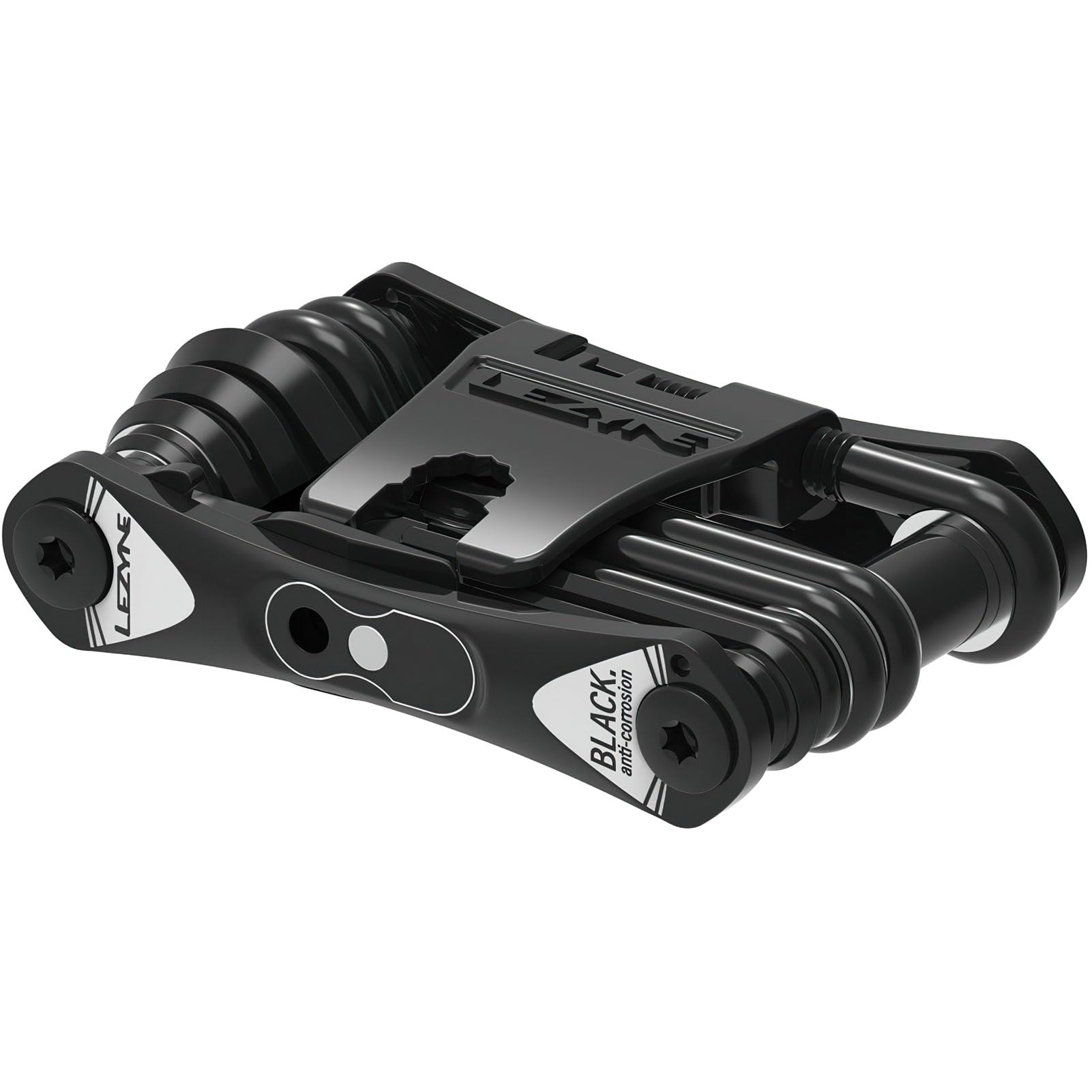 LEZYNE RAP II Bicycle Multi-Tool 24, Anti-Corrosion Bits, Hex 2/2.5/3/4/5/6/8mm, T10/T25/T30, Phillips, Flathead, Chain Breaker,