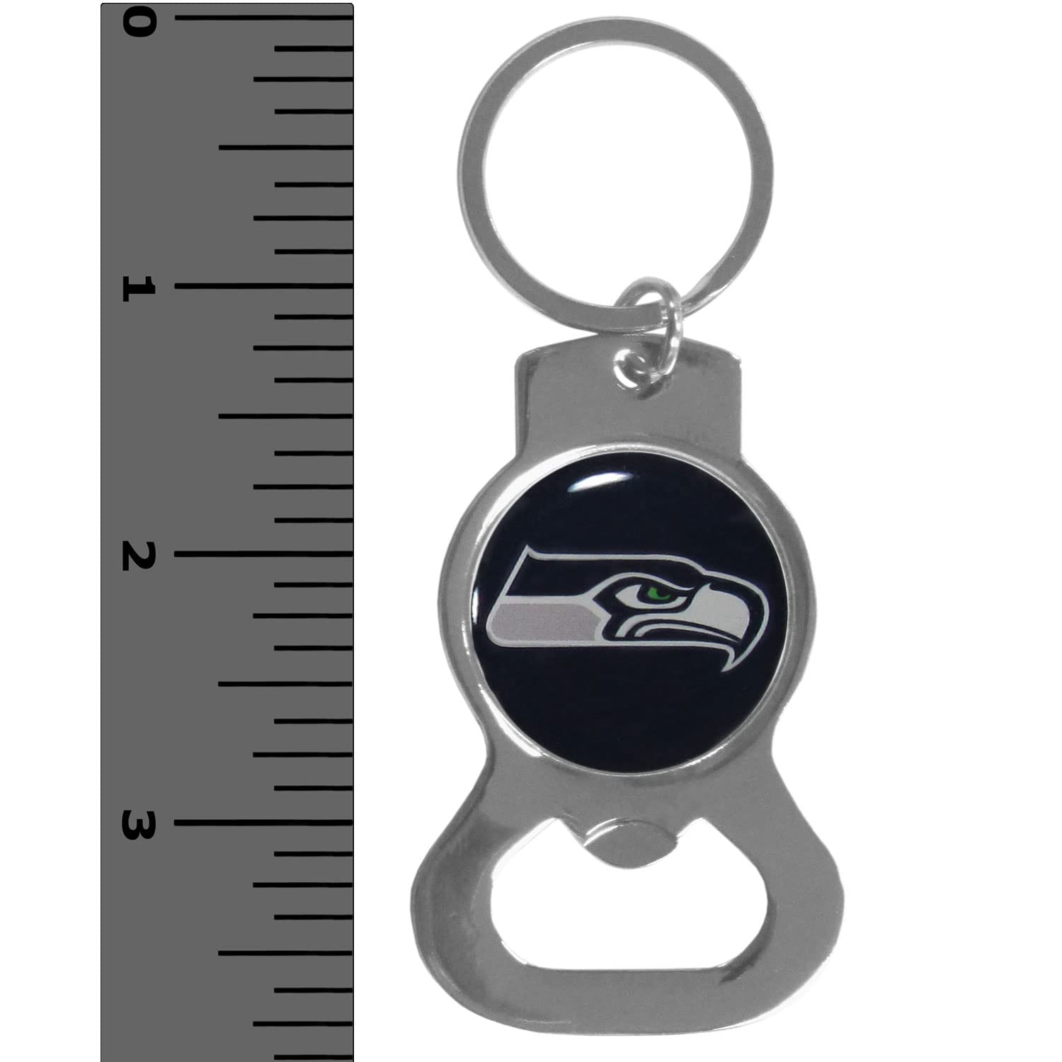 NFL Siskiyou Sports Fan Shop Seattle Seahawks Bottle Opener Key Chain One Size Team Color