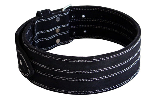 Ader Sporting Goods Leather Power Lifting Belt Black (Medium) 28-35