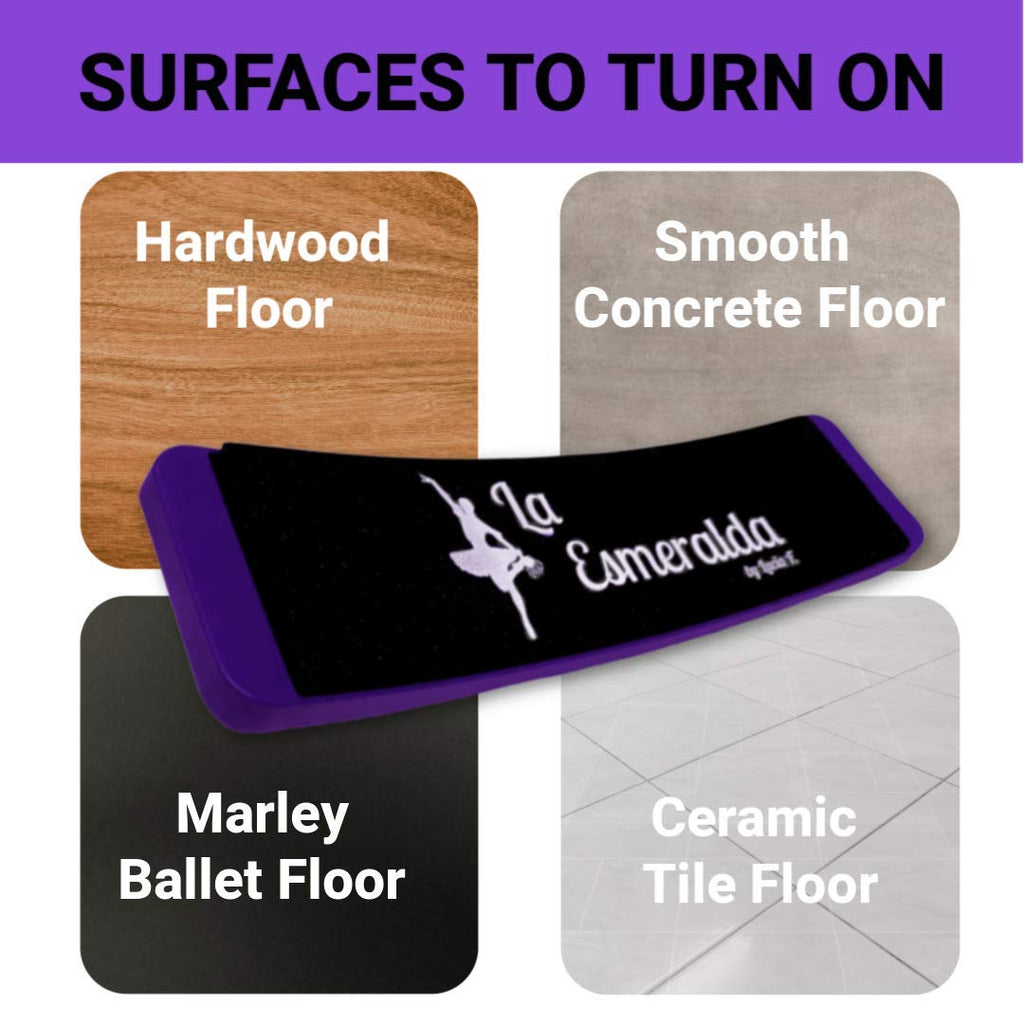 La Esmeralda Ballet Turning Board For Dancers - Figure Skating Ballet Dance Turning Pirouette Board Training Equipment For Dance