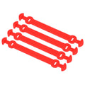 Patikil Tennis Vibration Dampeners, 4 Pack Silicone Racquet Shock Absorber Racket String Damping, Red