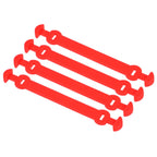 Patikil Tennis Vibration Dampeners, 4 Pack Silicone Racquet Shock Absorber Racket String Damping, Red