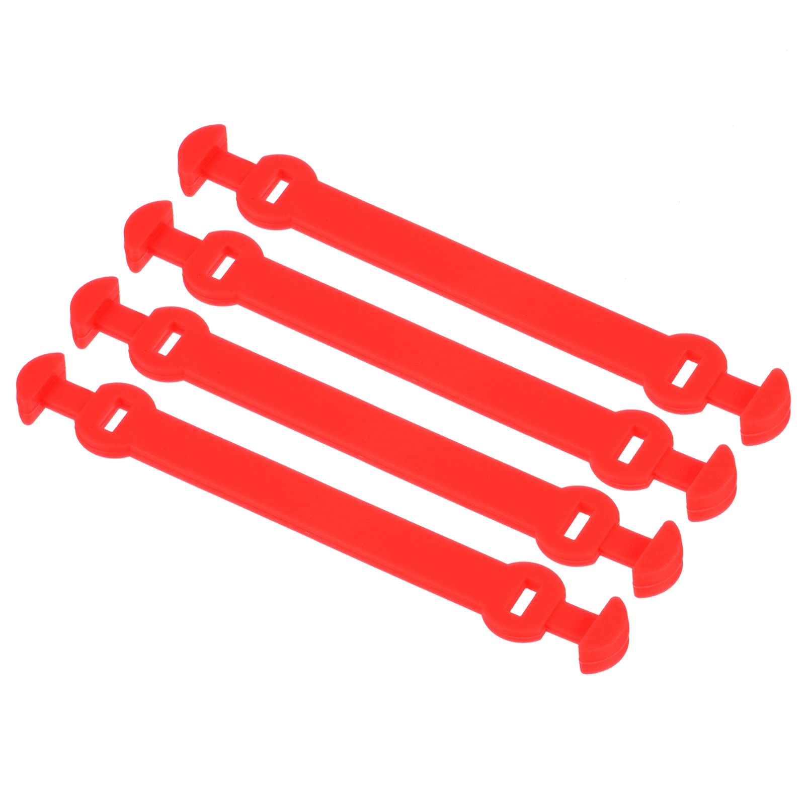 Patikil Tennis Vibration Dampeners, 4 Pack Silicone Racquet Shock Absorber Racket String Damping, Red