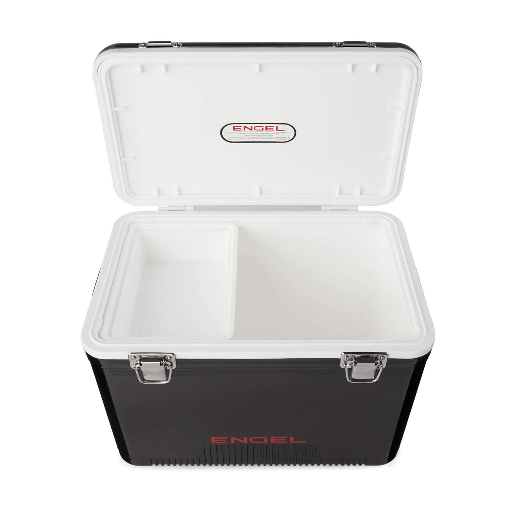 Engel UC13 13 Quart Leak-Proof, Air Tight, Drybox Cooler and Small Hard Shell Lunchbox for Men and Women in Black