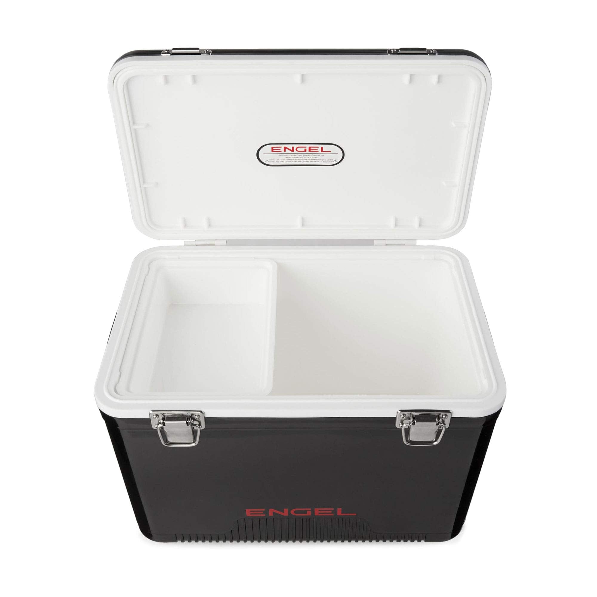 Engel UC13 13 Quart Leak-Proof, Air Tight, Drybox Cooler and Small Hard Shell Lunchbox for Men and Women in Black