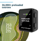 Shot Scope Pro Lx+ Laser Rangefinder With Shot Tracking (Blue) - F/M/B Green And Hazard Distances - 100+ Statistics Including St