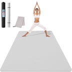 Cambivo Large Yoga Mat For Men And Women 1/4 Inch Thick, 72'' X 48'' Extra Wide Workout Mat, Exercise Fitness Tpe Mat For Home G