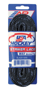 A&R Sports Usa Waxed Hockey Laces, 96-Inch, Black