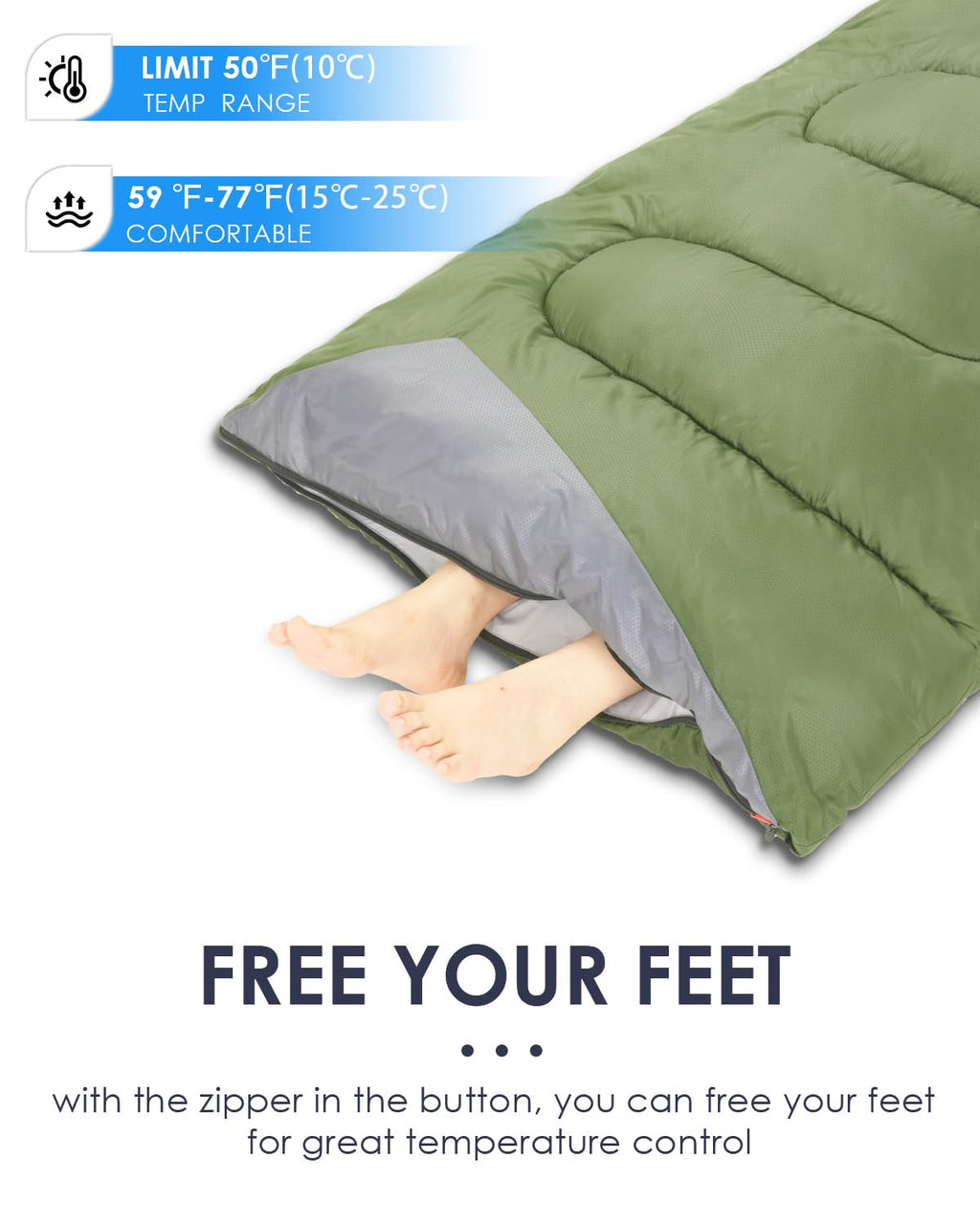 Sleeping Bags For Adults Backpacking Lightweight Waterproof- Cold Weather Sleeping Bag For Girls Boys Mens For Warm Camping Hiki