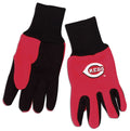 MLB Cincinnati Reds GlovesTwo Tone Style Youth Size Gloves, Team Colors, One Size
