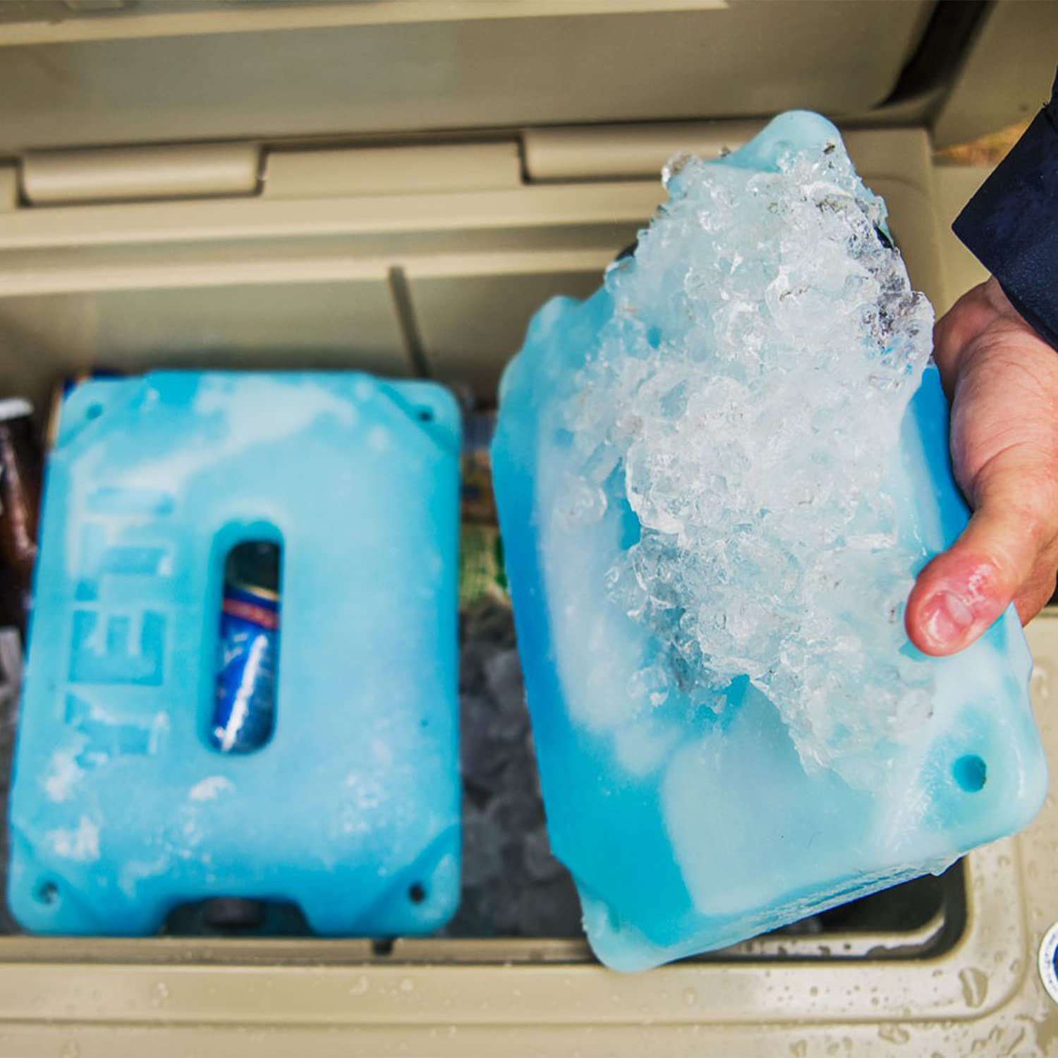YETI ICE Block Refreezable Reusable Cooler Ice Pack, 4 lb