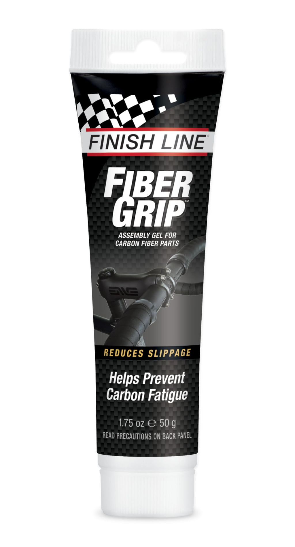 Finish Line Fiber Grip Carbon Fiber Bicycle Assembly Gel, 1.75-Ounce Tube