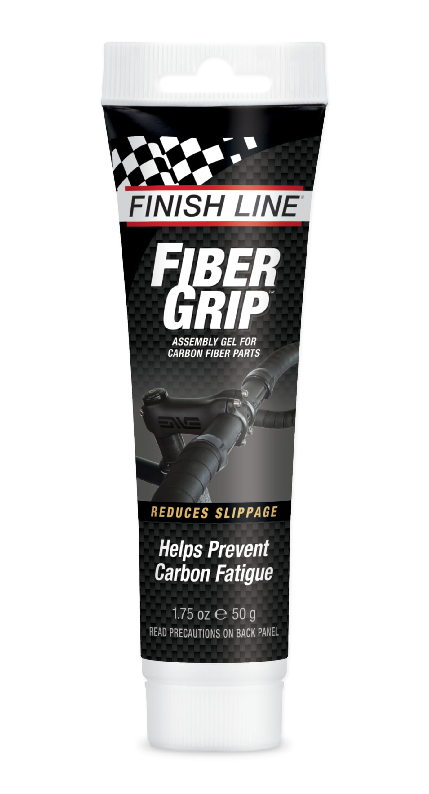 Finish Line Fiber Grip Carbon Fiber Bicycle Assembly Gel, 1.75-Ounce Tube