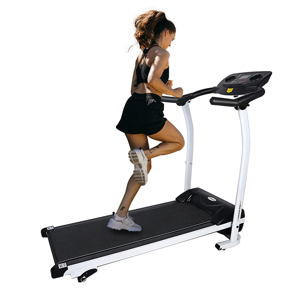 Yssoa High Performance Folding Treadmill, Workout Running Machine With Lcd Display And Phone Slot, Compact Treadmill For Fitness