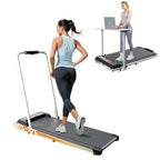 Sevobal Foldable Walking Pad Treadmill, Portable Under Desk Walking Pad With Incline Large Screen, Remote Control And App, Small