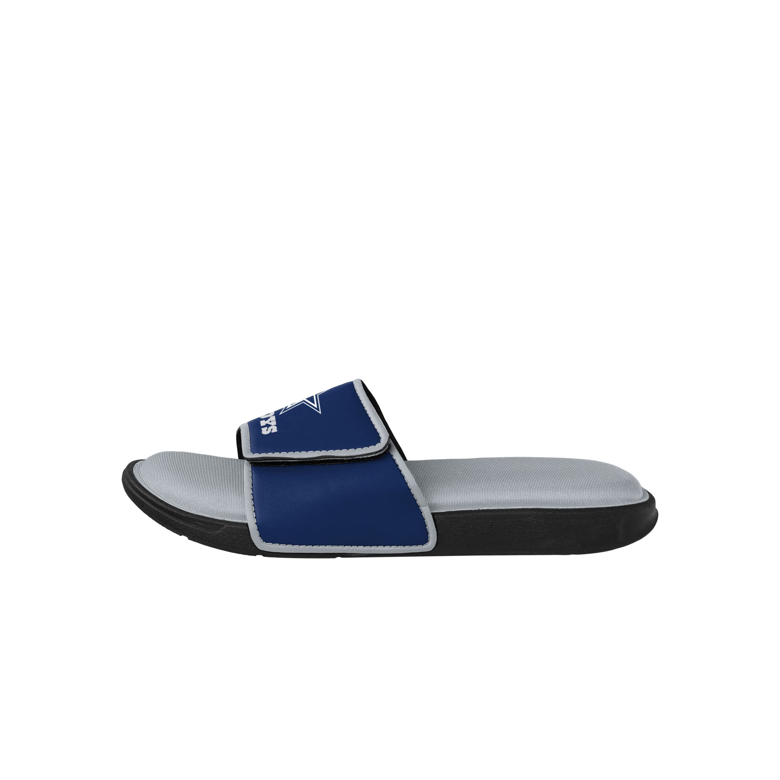 FOCO Dallas Cowboys NFL Mens Foam Sport Slide - L