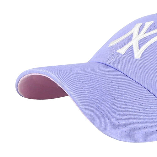 '47 New York Yankees Adjustable Cap Clean Up Mlb, Purple, One Size