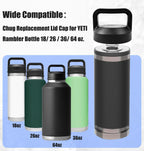 Replacement Lid Chug Cap For Yeti Rambler Bottle, Screw Top Lid Replacement Fits For 18Oz/ 26Oz/ 36Oz/ 64Oz Cap Cover Water Bott