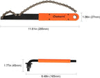 Oumers Bike Cassette Removal Tool With Chain Whip And Auxiliary Wrench Bicycle Sprocket Removal Tools, Bicycle Cassette Lock Rin