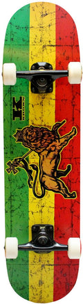 Krown Trinity Rasta Complete Skateboard, 7.75 X 31.5