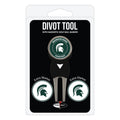 Team Golf Ncaa Michigan State Spartans Divot Tool Pack With 3 Golf Ball Markers Divot Tool With 3 Golf Ball Markers Pack, Marker