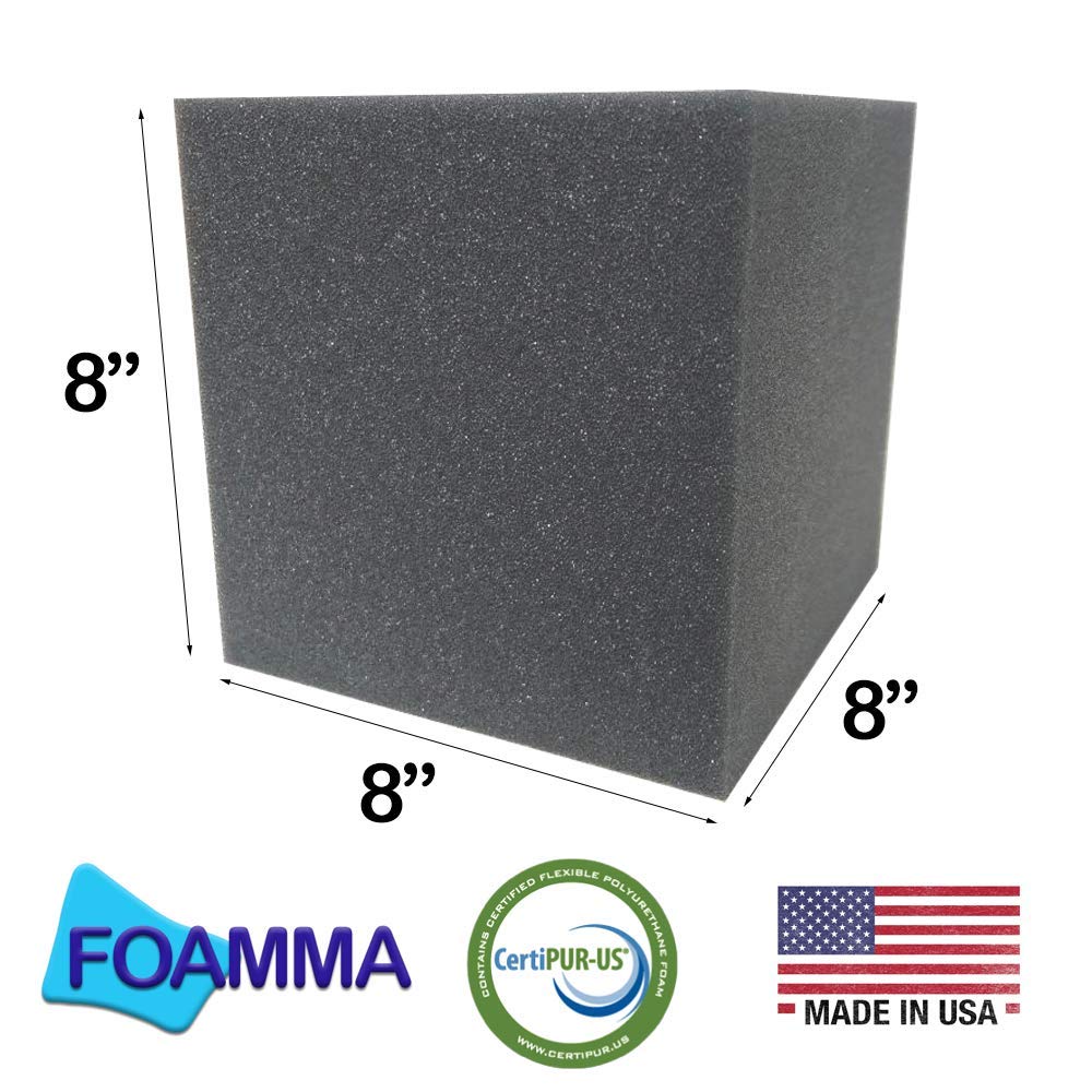 Foamma Charcoal Foam Pit Cubes/Blocks 8X 8X 810 Pack For Gymnastics, Freerunning And Parkour Courses, Skateboard Parks, Bmx, Tra