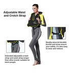 Rrtizan Snorkel Vest, Adults Portable Inflatable Swim Vest Jackets For Snorkeling Swimming Diving Safety(Back)