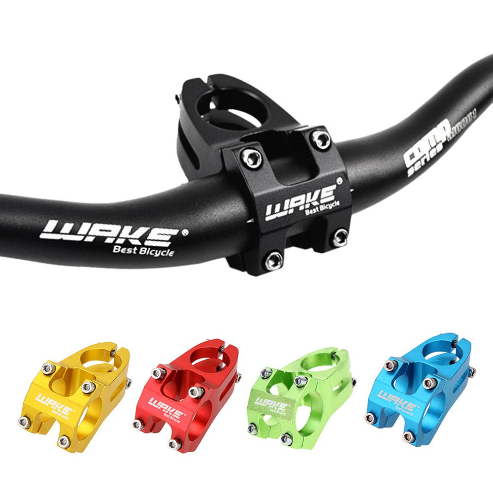 Wake 318 Stem 45Mm Bike Stem Mountain Bike Stem Short Handlebar Stem For Most Bicycle, Road Bike, Mtb, Bmx, Fixie Gear, Cycling