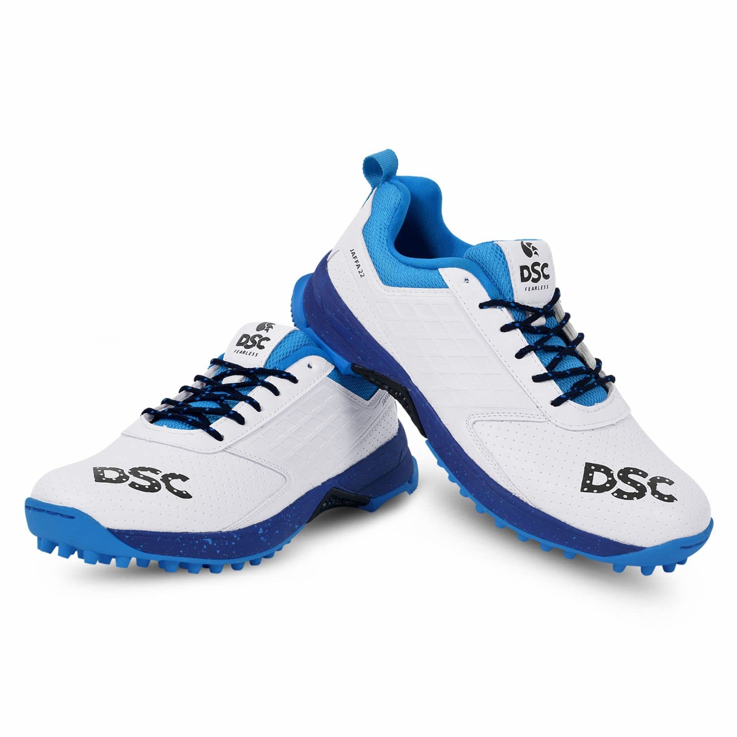 Dsc Jaffa 22 Cricket Shoes For Men And Boys Uk7 WhiteNavy