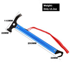Redcamp Aluminum Camping Hammer With Hook, 12'' Lightweight Multi-Functional Tent Stake Hammer, Portable Camp Stake Mallet, Blue